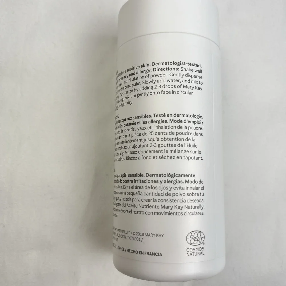 Mary Kay Naturally‎ Exfoliating Powder 2.64 oz Full Size New Sealed Cleanser